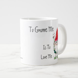 De Café Gigante Al gnomo debe amarme taza del dibujo animado