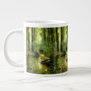 De Café Gigante ARROYO EN EL BOSQUE Taza Jumbo 20 oz.