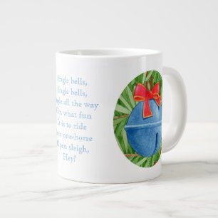 DE CAFÉ GIGANTE CAMPANILLAS TAZA GRANDE BLANCA