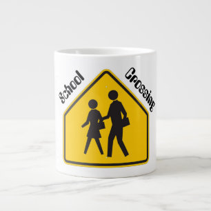 De Café Gigante Colegio cruzando la taza