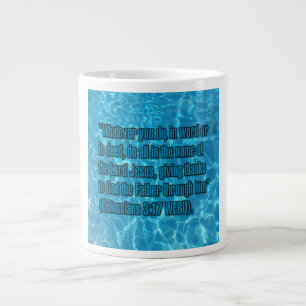 De Café Gigante Colossians 3:17 WEBU Taza