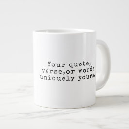 De Café Gigante Crea Tu Propia Taza Con Frase Personalizada