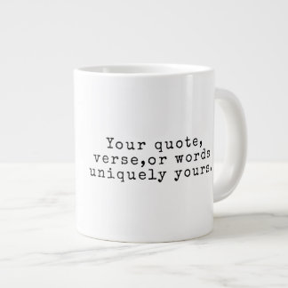 De Café Gigante Crea Tu Propia Taza Con Frase Personalizada