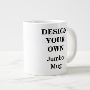 De Café Gigante Diseñe su propia taza enorme - completamente