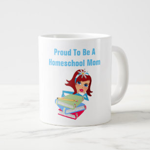 De Café Gigante Homeschool Mom - Taza Jumbo