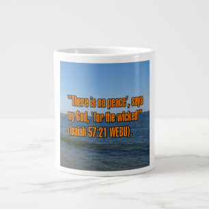 De Café Gigante Isaiah 57:21 WEBU Taza