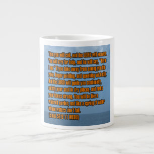 De Café Gigante Isaiah 58:9-11 WEBU Taza