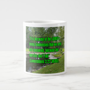De Café Gigante Lamentaciones 3:22 WEBU Taza