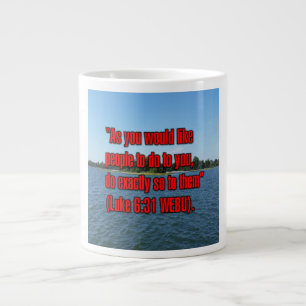 De Café Gigante Luke 6:31 WEBU Taza