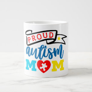 De Café Gigante Mamá del Autismo - Taza Jumbo