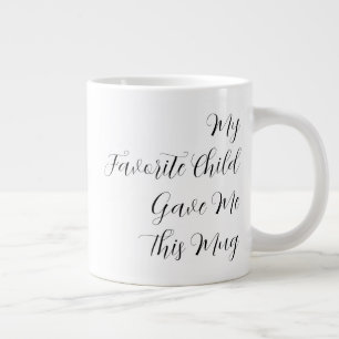 De Café Gigante Mi hijo favorito me dio esta taza divertido regalo