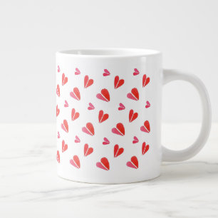 De Café Gigante MINI CORAZONES Taza Grande