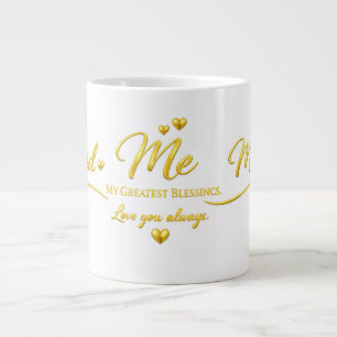 De Café Gigante Papá Mamá Yo – Mis Mejores Bendiciones Taza