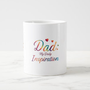 De Café Gigante Papá: Mi inspiración diaria - Taza Jumbo Especial