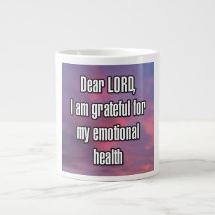 De Café Gigante Querido SEÑOR, estoy agradecido por mi taza emocio