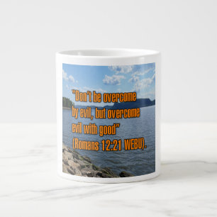 De Café Gigante Romanos 12:21 WEBU Taza