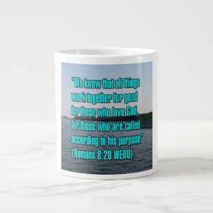 De Café Gigante Romanos 8:28 WEBU Taza