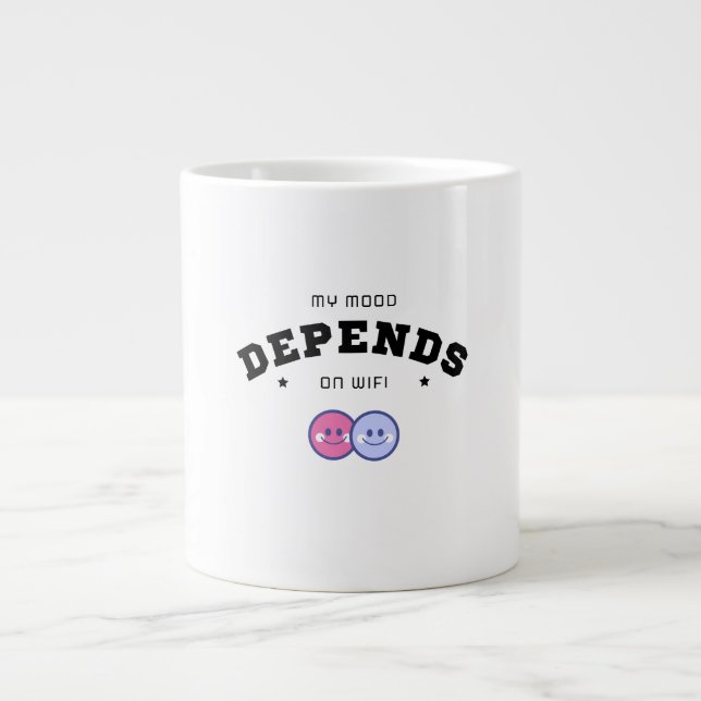 De Café Gigante taza (Frente)