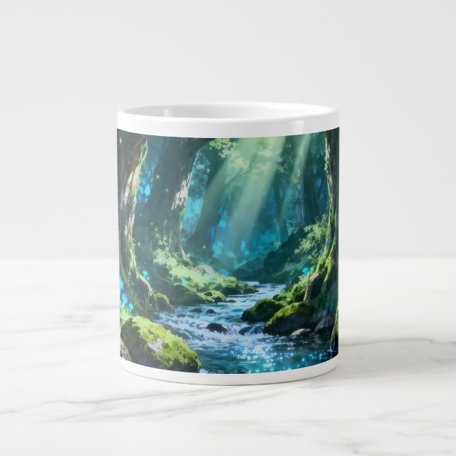 De Café Gigante Taza Bosque Encantado (Frente)