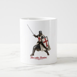 De Café Gigante Taza caballero templario - Non nobis, Domine