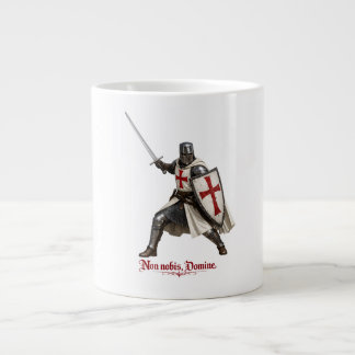 De Café Gigante Taza caballero templario - Non nobis, Domine