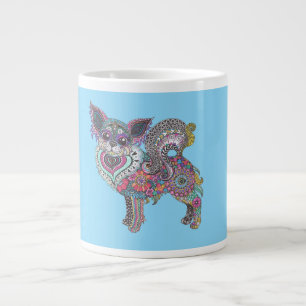 De Café Gigante Taza con chihuahua