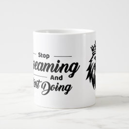 De Café Gigante Taza con cita motivacional y águila