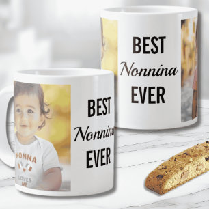De Café Gigante Taza con Fotos Personalizados Mejor Nonnina del Mu