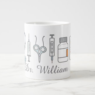 De Café Gigante Taza con nombre personalizado minimalista | Estilo