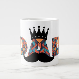 De Café Gigante Taza con patrón geométrico: Papá Realmente Asombro