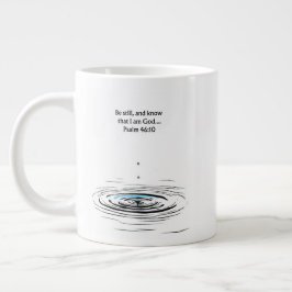 De Café Gigante Taza cristiana inspiradora Salmo 46:10 Regalo insp