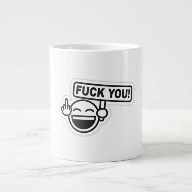 De Café Gigante Taza del dedo (Frente)