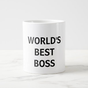De Café Gigante Taza del Mejor Jefe del Mundo