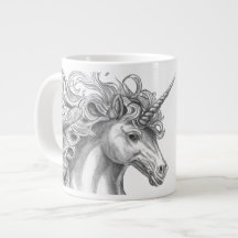 Taza del Unicornio Mitológico
