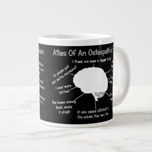 De Café Gigante Taza divertida del cerebro del médico del