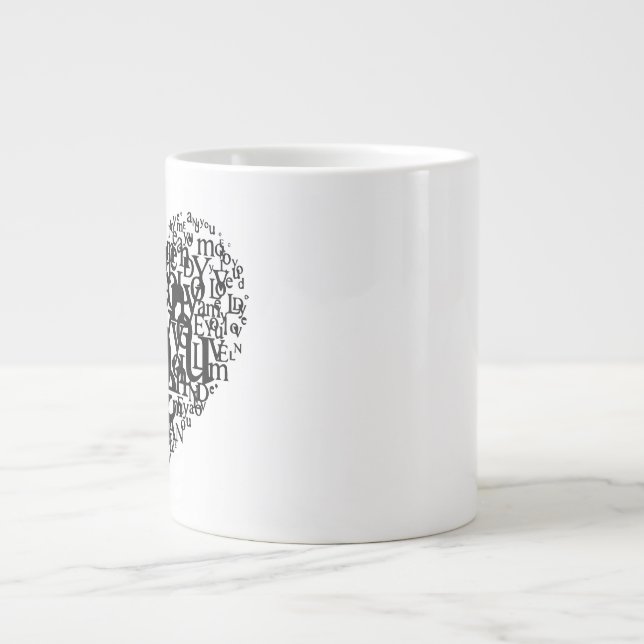De Café Gigante Taza encantadora (Frente)