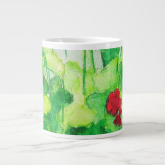 De Café Gigante Taza enorme - geranios en agosto