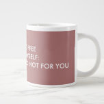 DE CAFÉ GIGANTE TAZA ENORME PARA ELLA<br><div class="desc">TAZA ENORME PARA ELLA EN COLOR ROSADO CON EL TEXTO BLANCO. EL TEXTO ESTÁ PARA LA CAPACITACIÓN DE LAS MUJERES. USTED PUEDE DARLO A SU HERMANA, A LA MADRE, A LA NOVIA O A SU ESPOSA. O SI UN CHICA ESTÁ COMPRANDO ASÍ QUE NO PIERDA UN SOLO MINUTO PARA COMPRAR...</div>