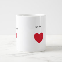 Taza especial con cita en alemán.