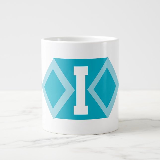 De Café Gigante Taza especial con letra (Frente)