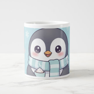 De Café Gigante Taza especial del pingüino relajado