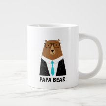 Taza Especial Día del Padre Oso Papá Adorable