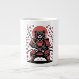 De Café Gigante Taza especial Samurái Oso