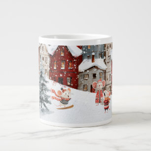 De Café Gigante Taza especial: Vida en Mice Town - ¡Es invierno!