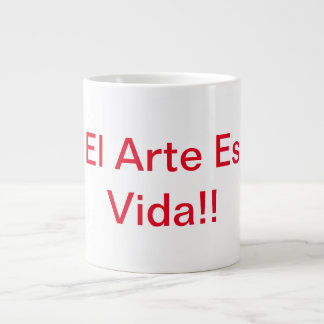 De Café Gigante Taza Especializada Arte Es Vida