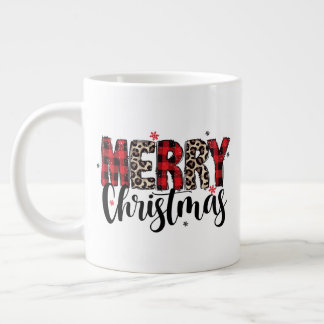 De Café Gigante Taza Especializada Estampado Animal a Cuadros