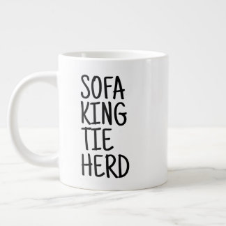 De Café Gigante Taza estándar - Sofa King Tie Herd
