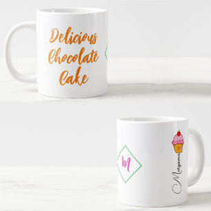 De Café Gigante Taza familiar apta para microondas para pasteles d