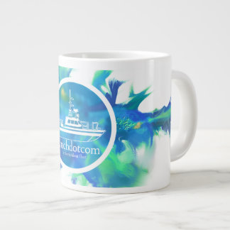 De Café Gigante taza grande del trashboat del boi