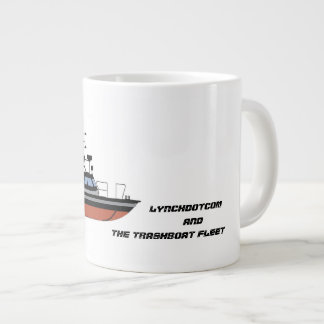 De Café Gigante taza grande del trashboat del boi